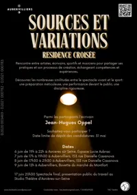 Sources et variations : Résidence croisée - 