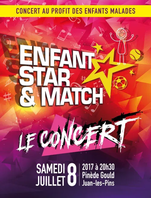 Affiche de Enfant Star & Match | Le concert 2017 | avec les Kids United
