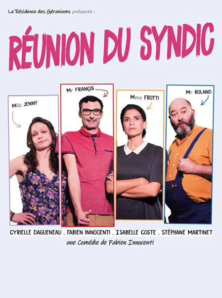 Affiche de Réunion du Syndic