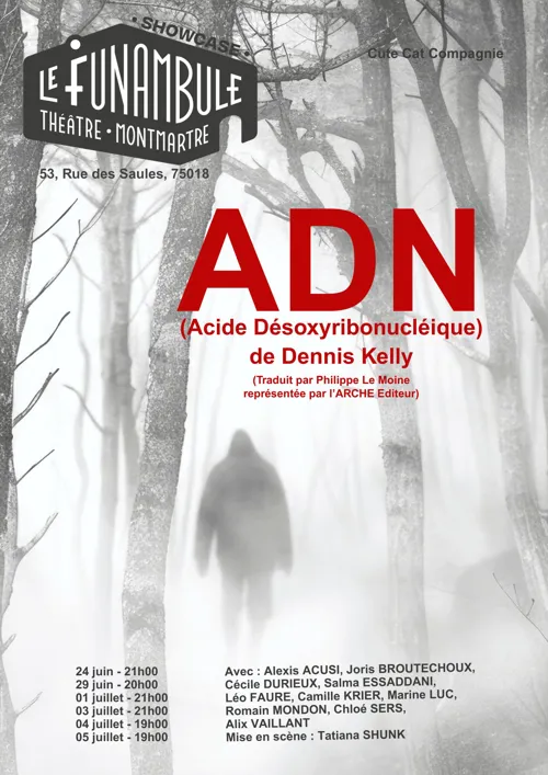 Affiche de ADN (Acide désoxyribonucléique)