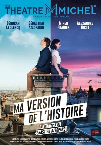 Affiche de Ma version de l'histoire | de et avec Sébastien Azzopardi
