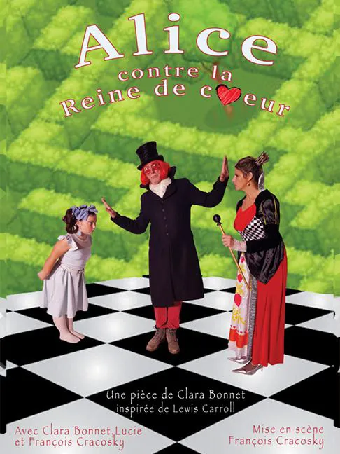 Affiche de Alice contre la reine de coeur