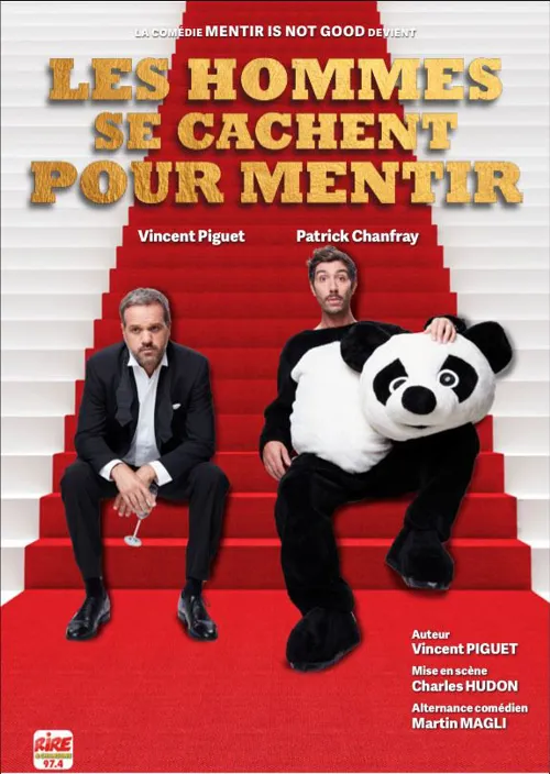Affiche de Les hommes se cachent pour mentir