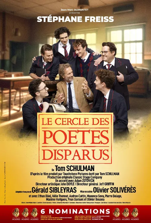 Affiche de Le cercle des poètes disparus | avec Stéphane Freiss