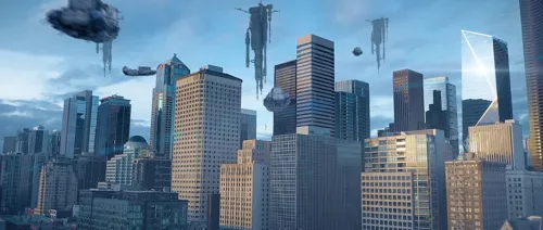 Une des villes Omega du film 