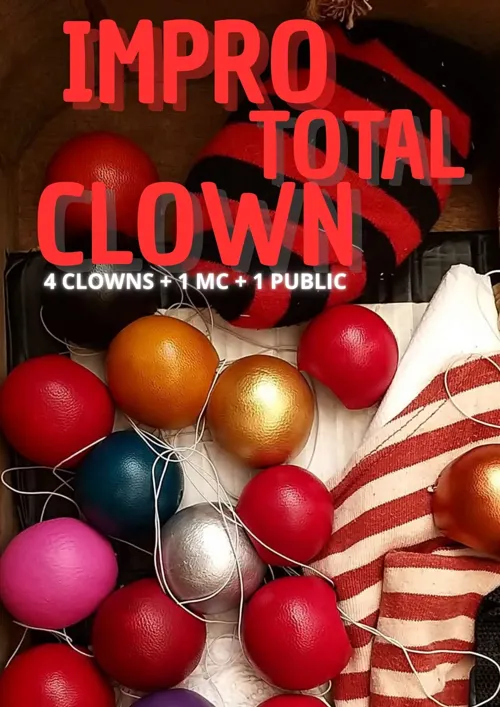 Affiche de Impro total clown