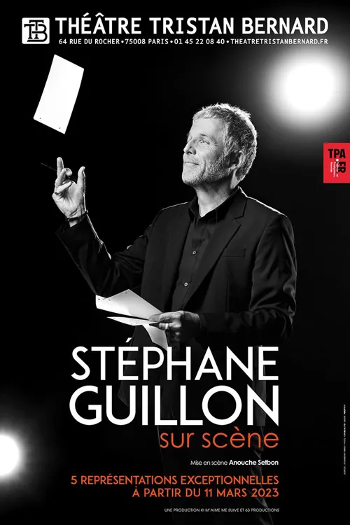 Affiche de Stéphane Guillon dans Sur scène