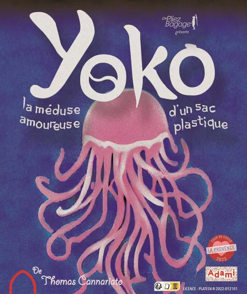 Affiche de Yoko, la méduse amoureuse d'un sac plastique