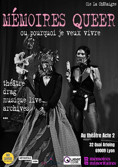 Affiche de Mémoires queer ou pourquoi je veux vivre