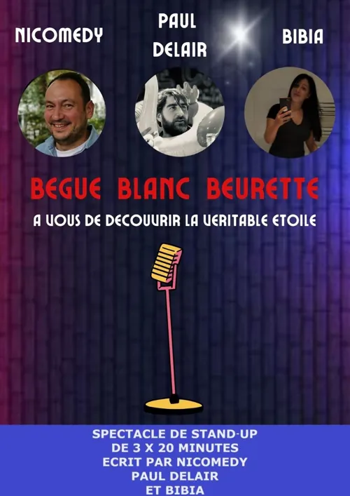 Affiche de Begue blanc beurette
