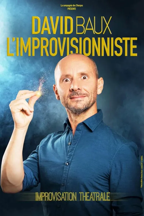 Affiche de David Baux, L'improvisionniste