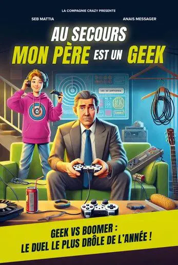 Affiche de Au secours mon père est un geek