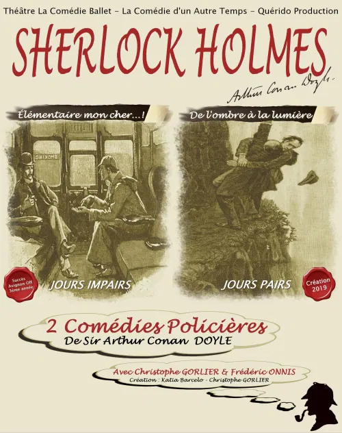 Affiche de Sherlock Holmes, Elementaire mon Cher ... !