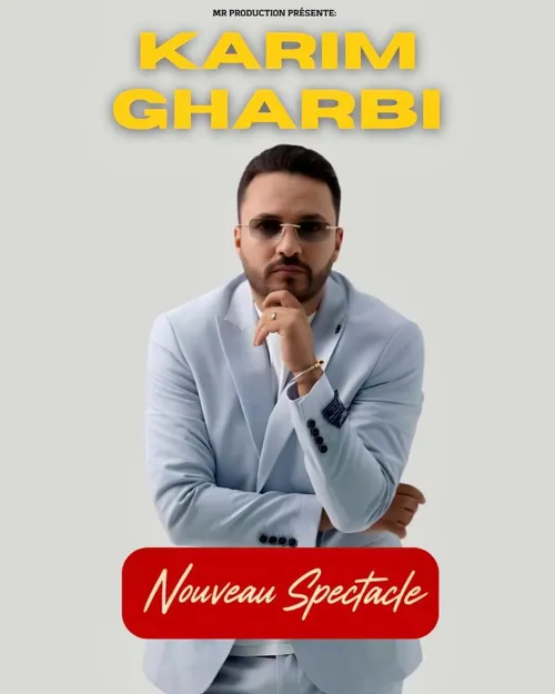 Affiche de Karim Gharbi | Nouveau spectacle