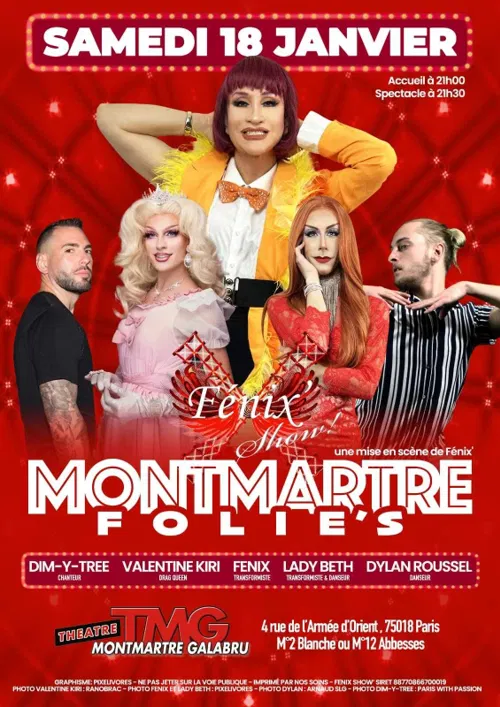Affiche de Montmartre Folie's