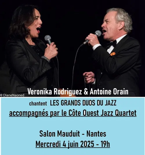 Affiche de Les grands duos du jazz avec Veronika Rodriguez & Antoine Orain