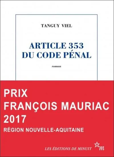 Affiche de Article 353 du code pénal