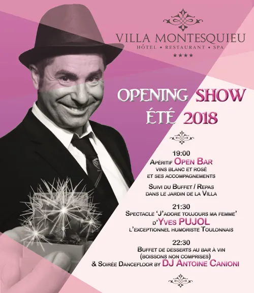 Affiche de Yves Pujol dans J'adore toujours ma femme | Dîner spectacle