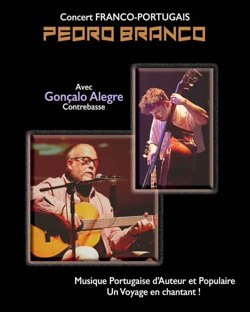 Affiche de Concert Franco-Portugais Pedro Branco