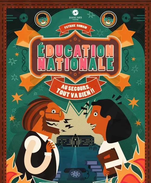 Affiche de Education Nationale, au secours tout va bien !!