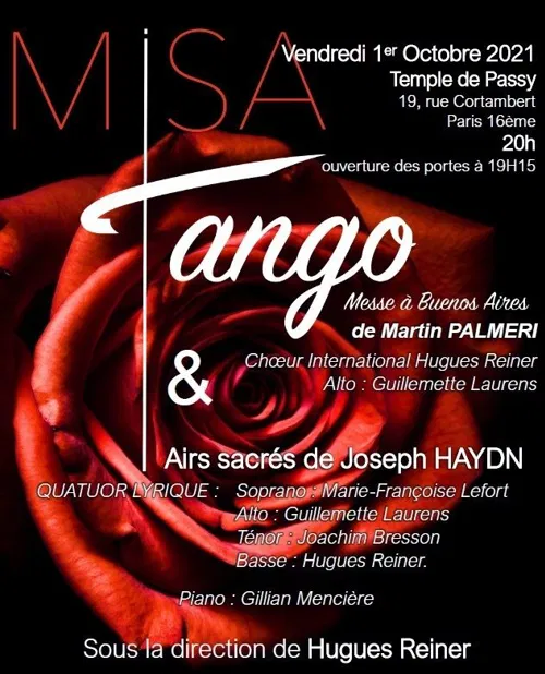 Affiche de MisaTango de Palmeri