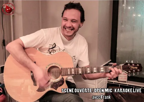 Affiche de Scène ouverte / Open Mic / Karaoke Live avec Frank