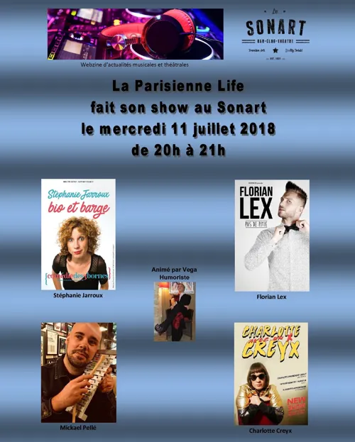 Affiche de La Parisienne Life fait son show