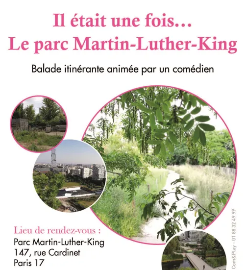 Affiche de Visite guidée : Il était une fois le parc Martin Luther King