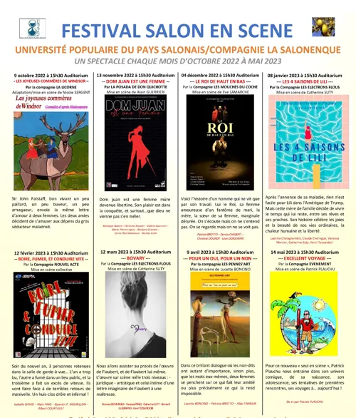 Affiche de Salon en scène | Pass intégral