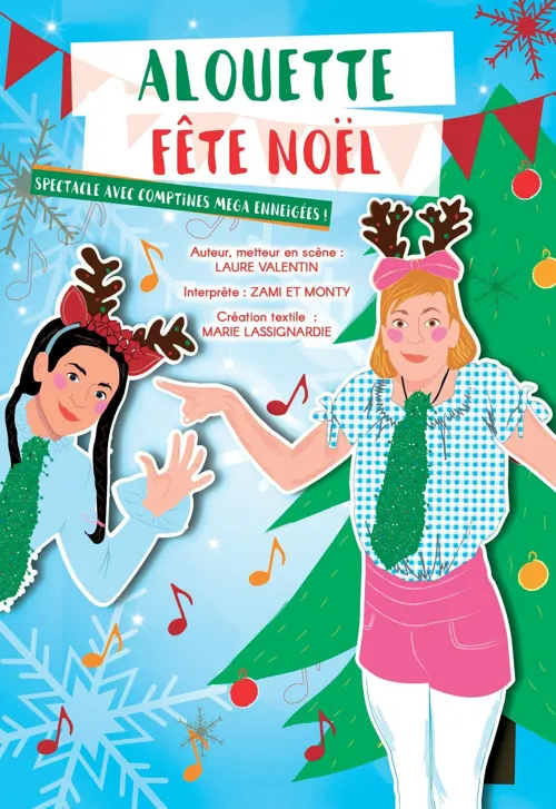Affiche de Alouette fête Noêl