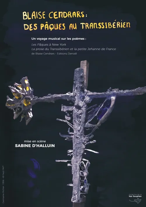 Affiche de Blaise Cendrars : Des pâques au Transsibérien
