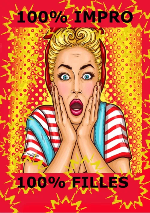 Affiche de 100% Impro, 100% Filles