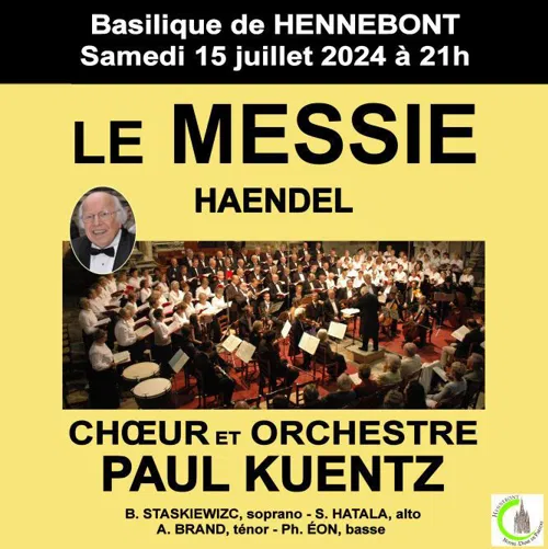 Affiche de Choeur et Orchestre Paul Kuentz : Messie de Haendel