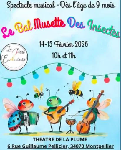 Affiche de Le bal musette des insectes