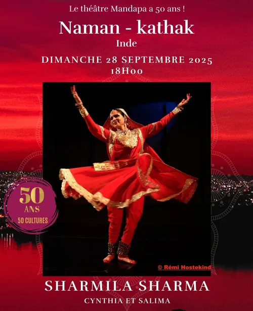 Affiche de Naman : Récital de kathak et danse indienne