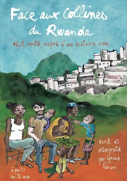 Affiche de Face aux collines du Rwanda