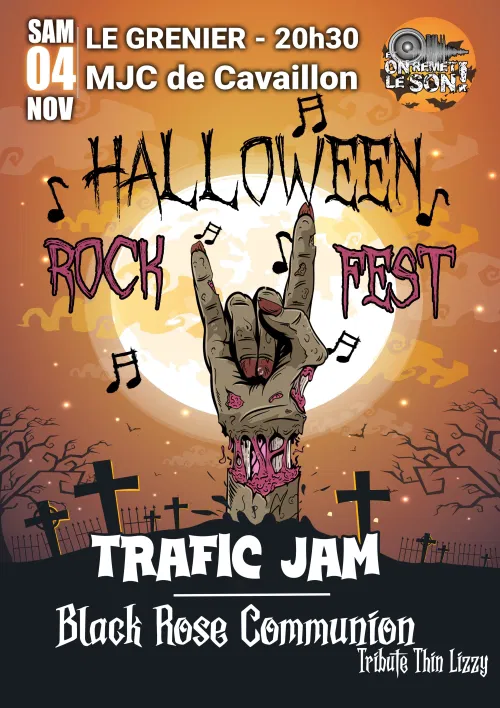 Affiche de Halloween Rock Fest : Trafic Jam