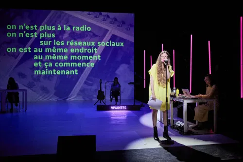 Affiche de Radio live : Vivantes | Aurélie Charon et le collectif radio live