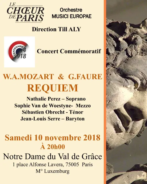 Affiche de WA Mozart & G. Fauré : Requiem