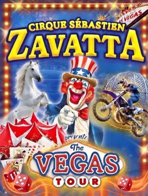 Affiche de Cirque Sébastien Zavatta dans The Vegas Tour | Angers