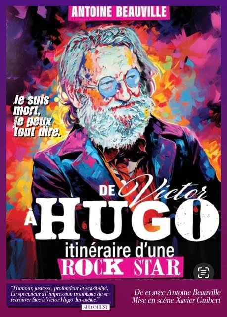 Affiche de De Victor à Hugo : itinéraire d'une rock star