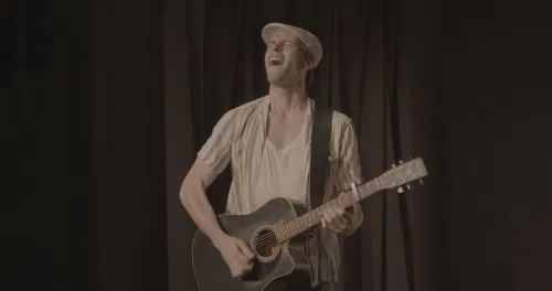 Un chanteur emporté 