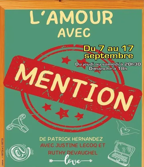 Affiche de L'amour avec mention