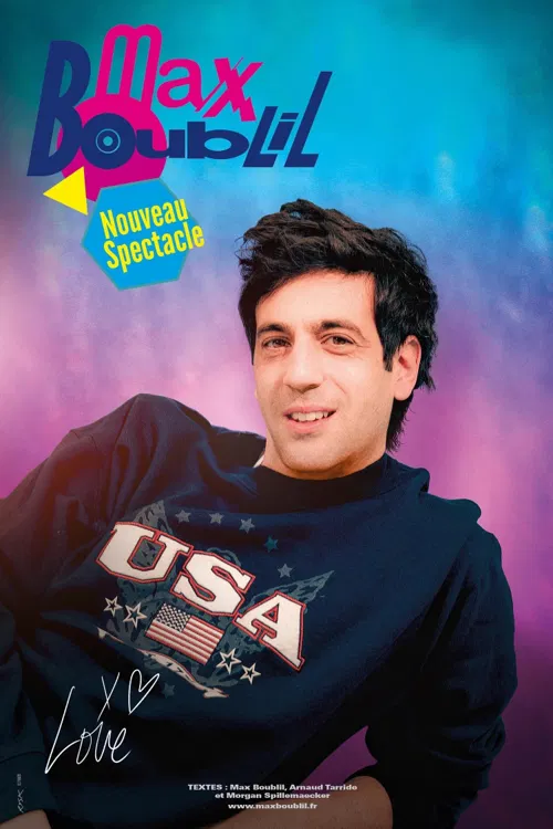 Affiche de Max Boublil | nouveau spectacle