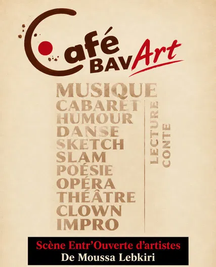 Affiche de Café Bav'Art