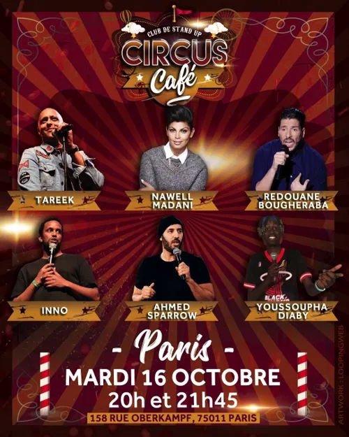 Affiche de Circus Café - Club de stand up