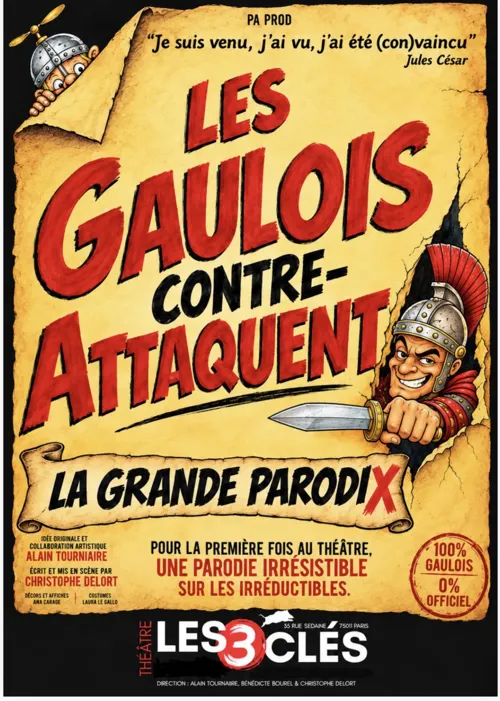Affiche de Les Gaulois contre-attaquent, la grande parodix