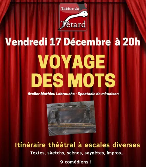 Affiche de Voyage des mots