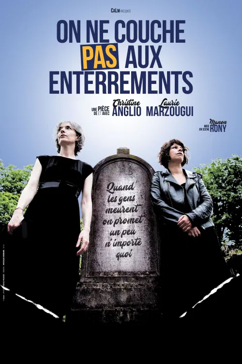 Affiche de On ne couche pas aux enterrements