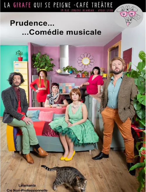 Affiche de Prudence... Comédie musicale